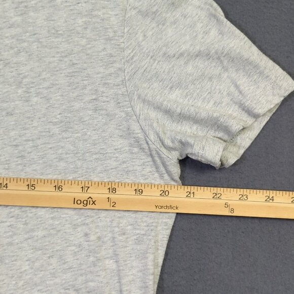 Buck Mason T-Shirt Men's M Gray Short Sleeve Curve Hem - Picture 5 of 9